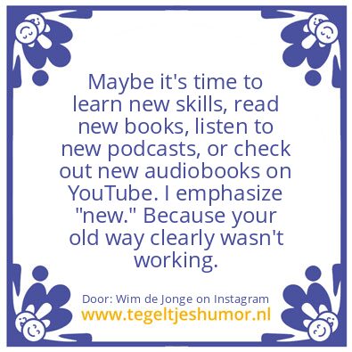 Tegeltje: who will be very proud of you