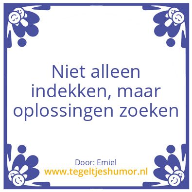 Tegeltje: problemen in projecten