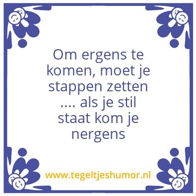 Tegeltje: Vooruitgang