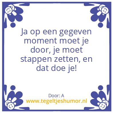 Tegeltje: A
