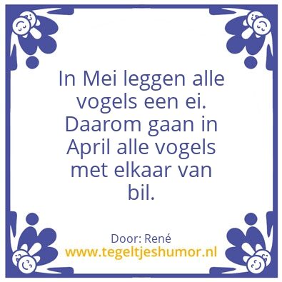 Tegeltje: Lente