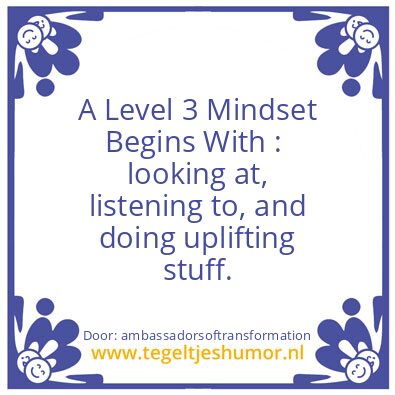 Tegeltje: Discipline & Direction