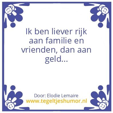 Tegeltje: Rijk