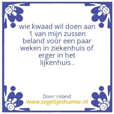 Tegeltje: mijn zussen