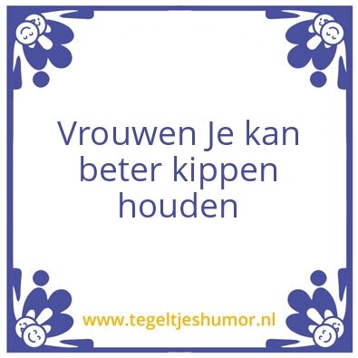 Tegeltje: Vrouwen