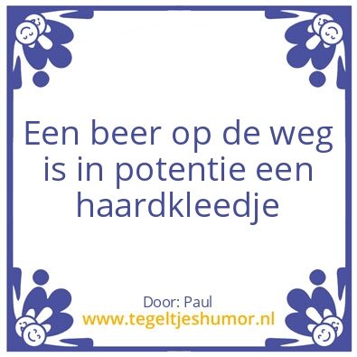 Tegeltje: Beten
