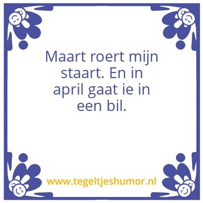 Tegeltje: Poo
