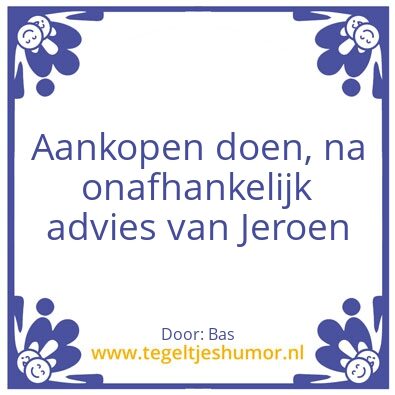 Tegeltje: Tegel