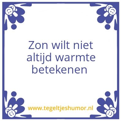 Tegeltje: Zonnetje