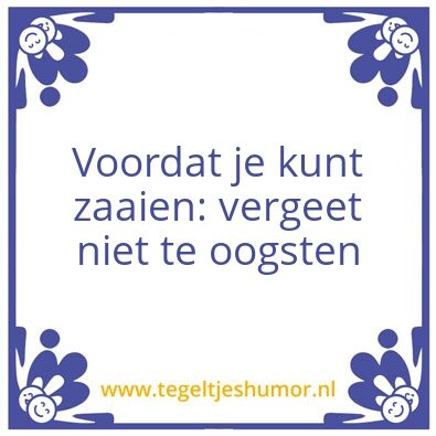 Tegeltje: Tegeltje