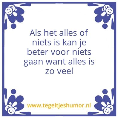 Tegeltje: Huts