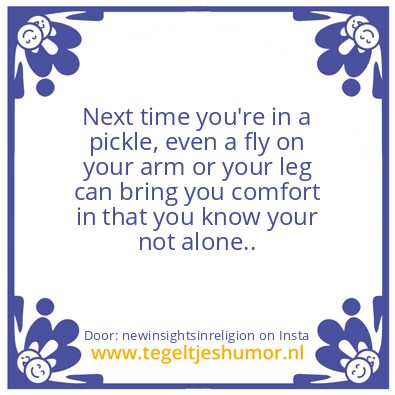 Tegeltje: Next time you’re in a pickle,