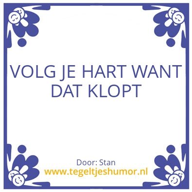 Tegeltje: Quote