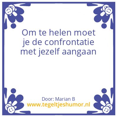 Tegeltje: Marian Borg