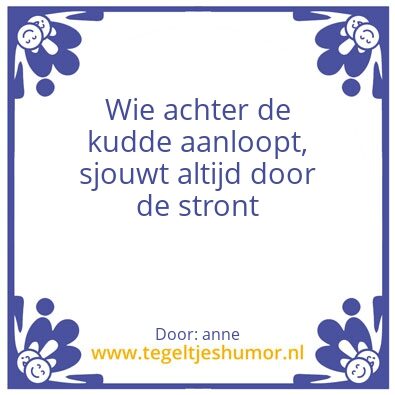 Tegeltje: daf