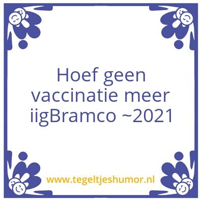 Tegeltje: Bramco