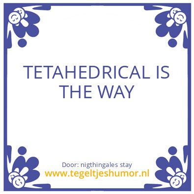 Tegeltje: analog optical internet