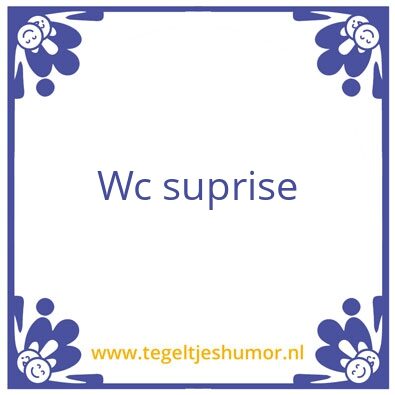 Tegeltje: Poep