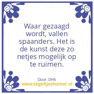 Tegeltje: .