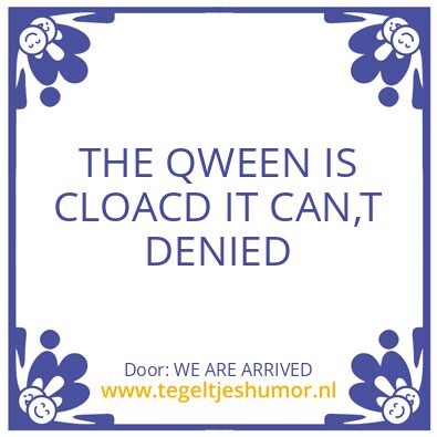 Tegeltje: AL IS WELL