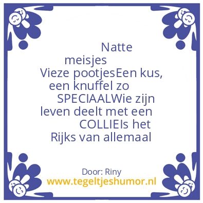 Tegeltje: Lady