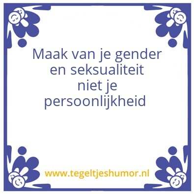 Tegeltje: Leuk