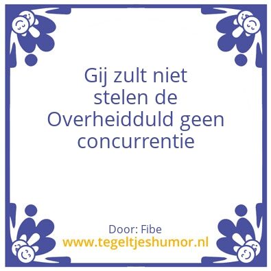 Tegeltje: Spreuk