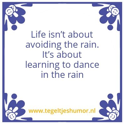 Tegeltje: Life