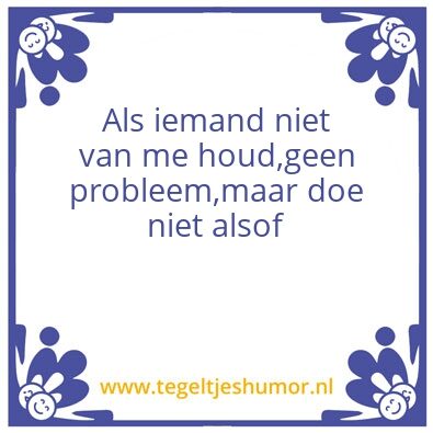 Tegeltje: Houden van