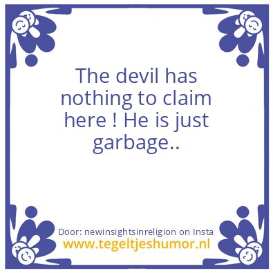 Tegeltje: That’s it !