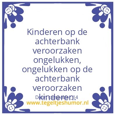 Tegeltje: kinderen