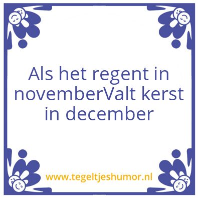 Tegeltje: Kerst