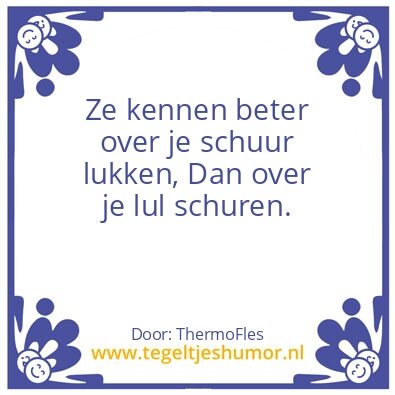 Tegeltje: De schuur