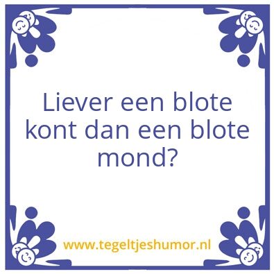 Tegeltje: Mondmasker