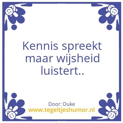 Tegeltje: Tegel