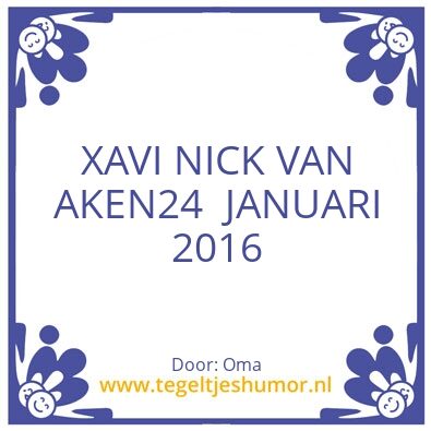 Tegeltje: Xavi
