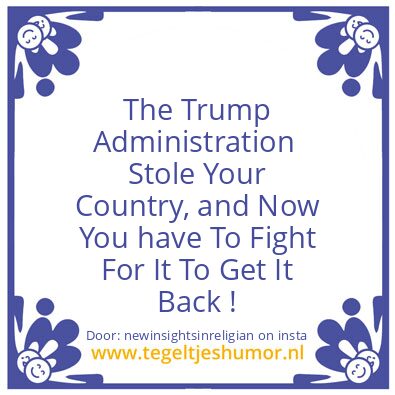Tegeltje: US Citizens !