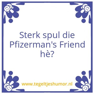 Tegeltje: Pfizer