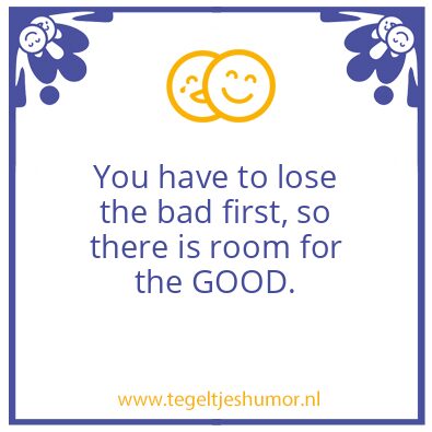 Tegeltje: GOOD