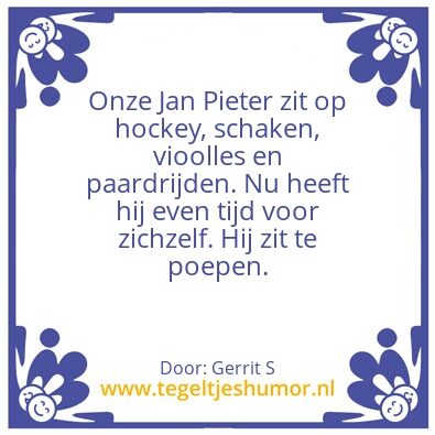 Tegeltje: Ik ben Gerrit
