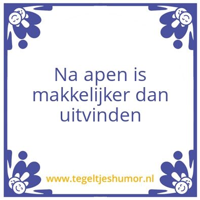 Tegeltje: Delen