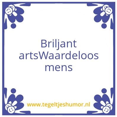 Tegeltje: Gevoel