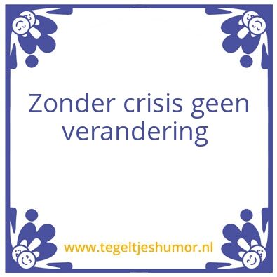 Tegeltje: Verandering