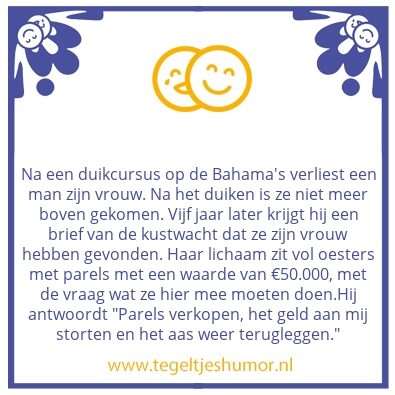 Tegeltje: Duikcursus