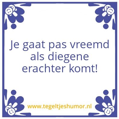 Tegeltje: Affaire