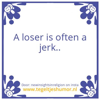 Tegeltje: Self-pity