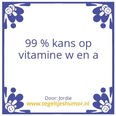 Tegeltje: Wist je dat ?