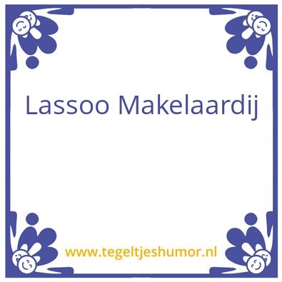 Tegeltje: Foutje bedankt!