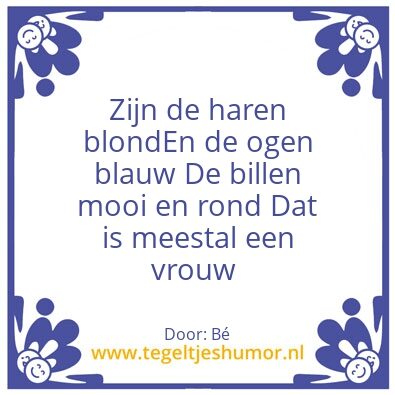 Tegeltje: Vrouw