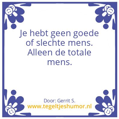 Tegeltje: Ik ben Gerrit.